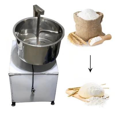 Commercial L-Type Atta (Flour) Mixing Machine With 0.5 HP Motor and 5 Kg Bowl Capacity 